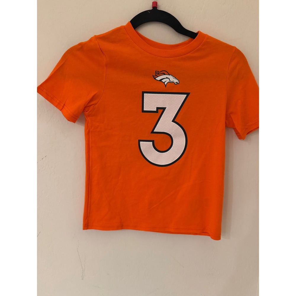 Kid's Nike Denver Broncos Russell Wilson #3 Kids T-Shirt Size Large (7) NWT